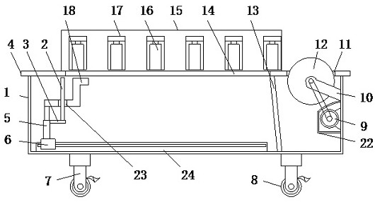 Plate cutting machine with high safety