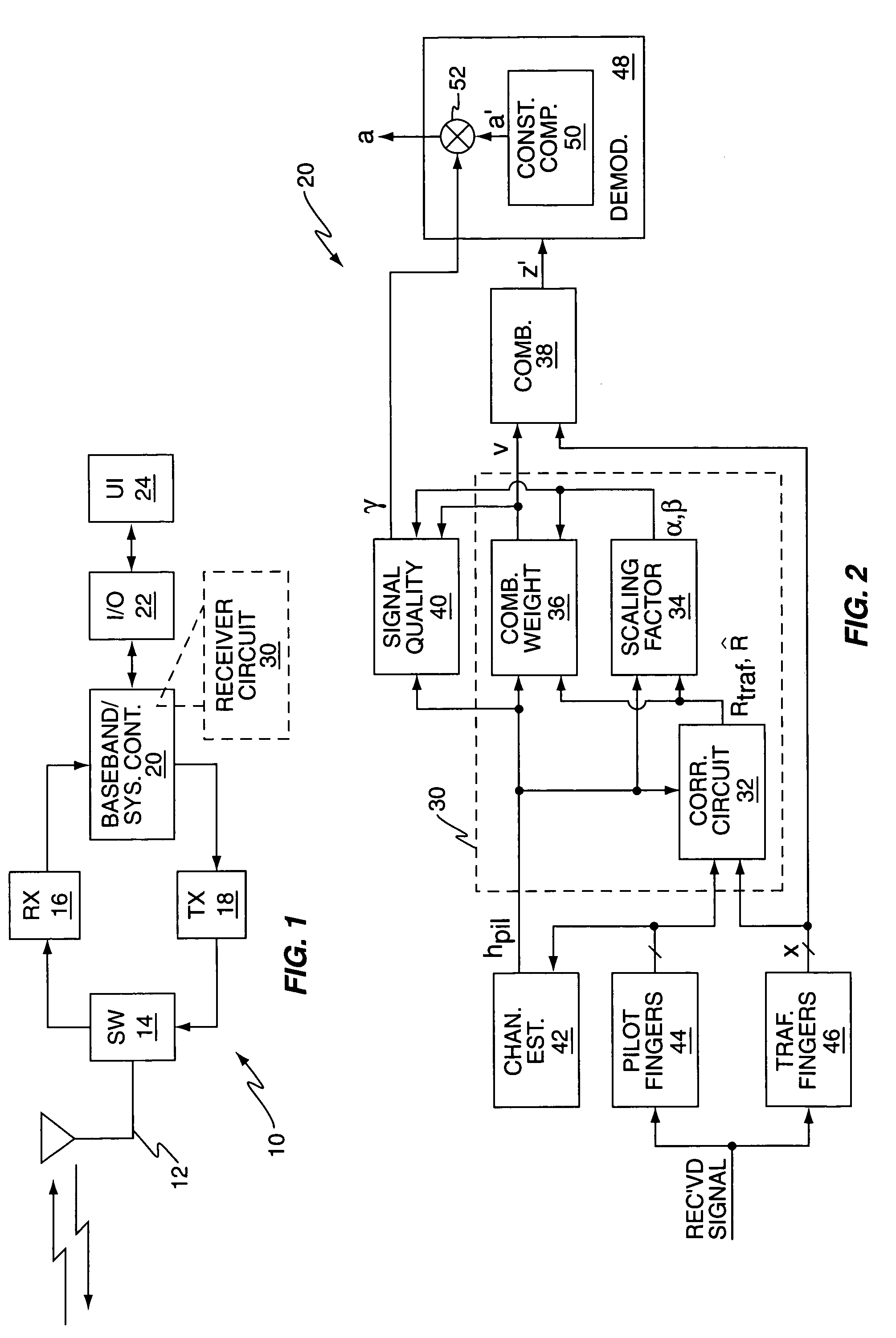 Method and apparatus for received communication signal processing