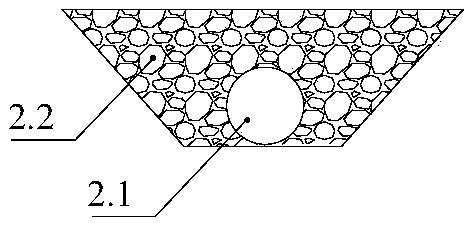 Structure of cut-off foundation bed for ballastless track with cut-off type of ship trough in medium-strong saline soil area