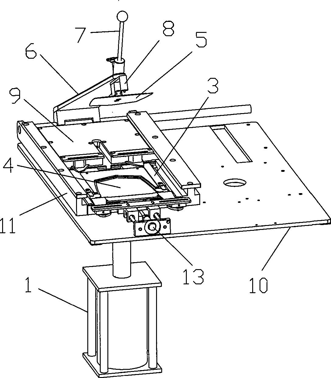 Ironing mechanism of whole ironing equipment