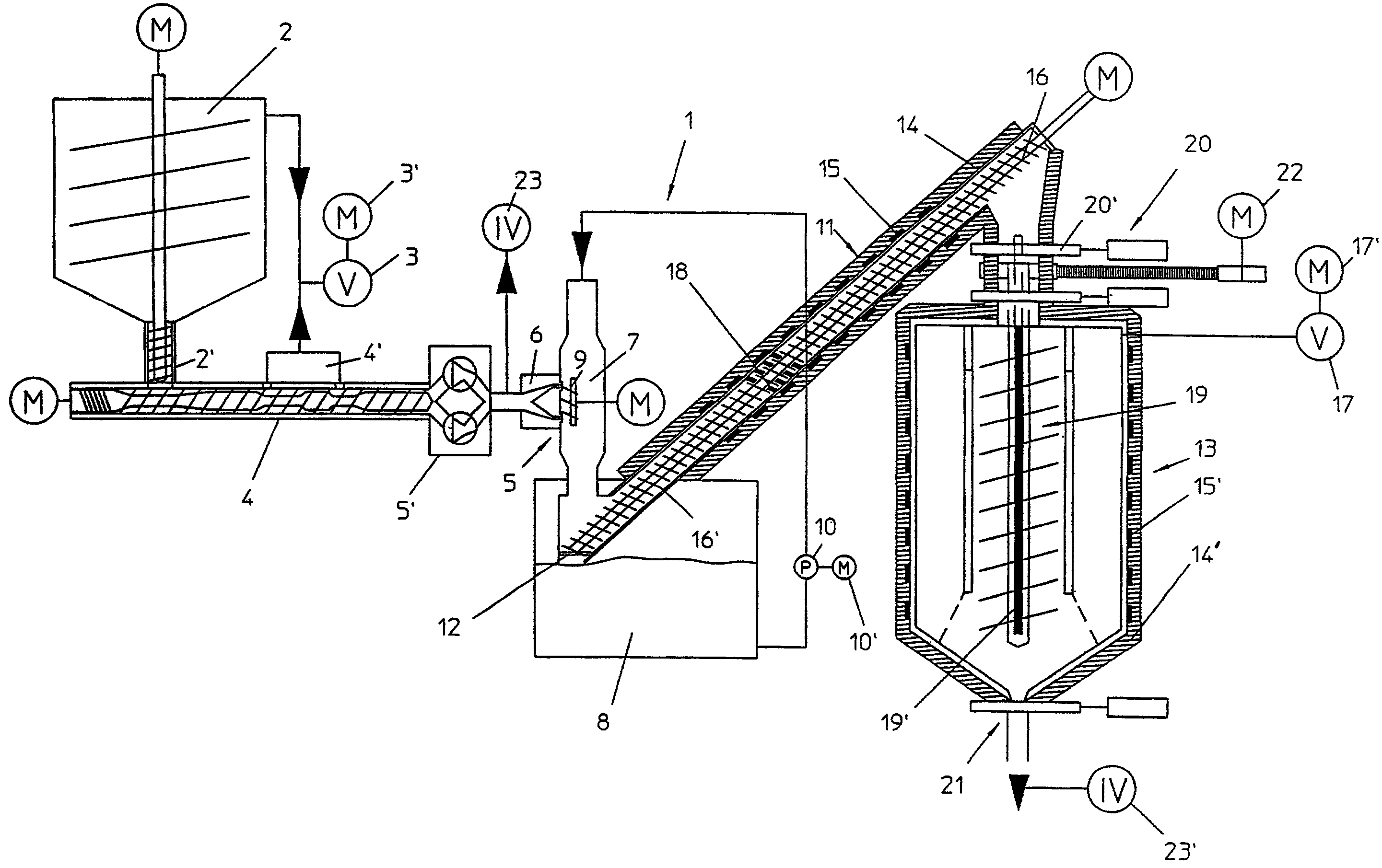 Method and apparatus for increasing an intrinsic viscosity of polyester