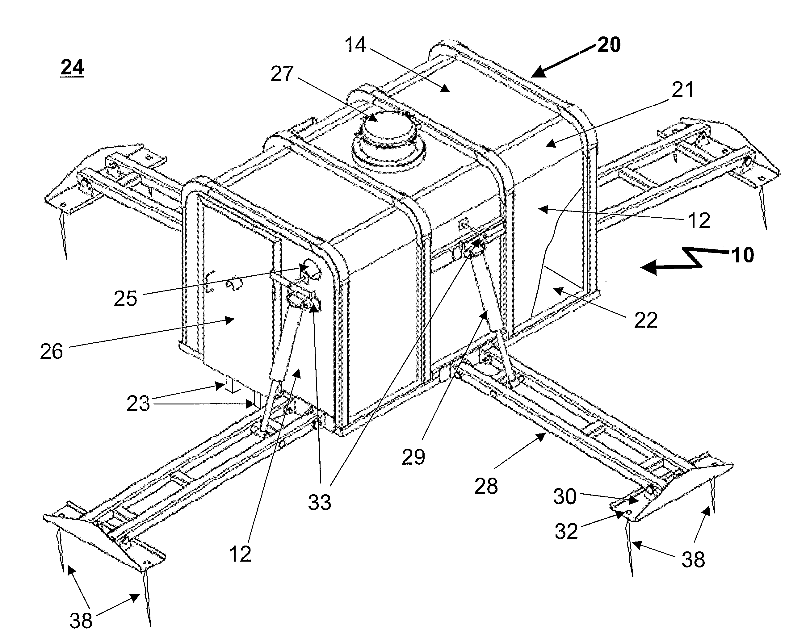 Re-deployable mobile above ground shelter