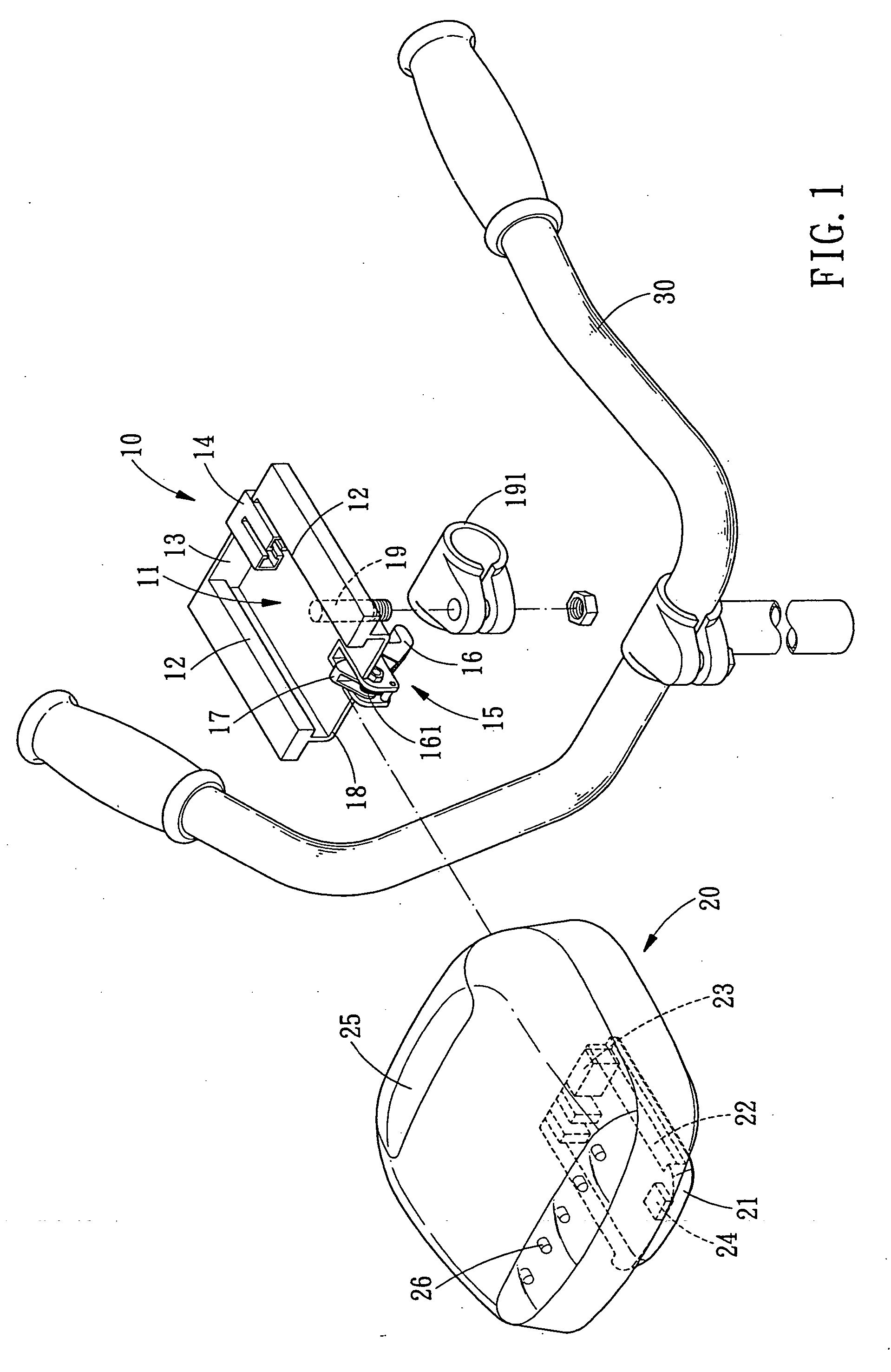 Battery case for an electric bicycle and a mounting structure thereof