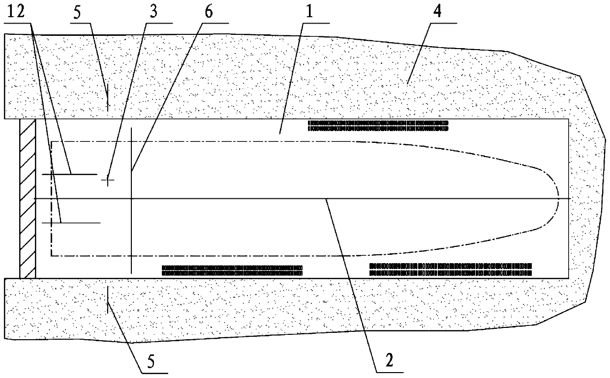 Ship docking block transverse and longitudinal stay wire positioning arrangement method