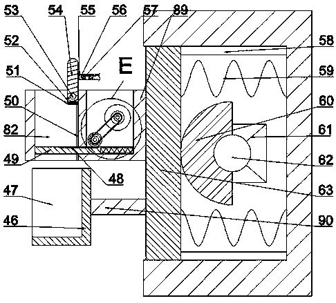 Flattening hot melting type snack packaging machine