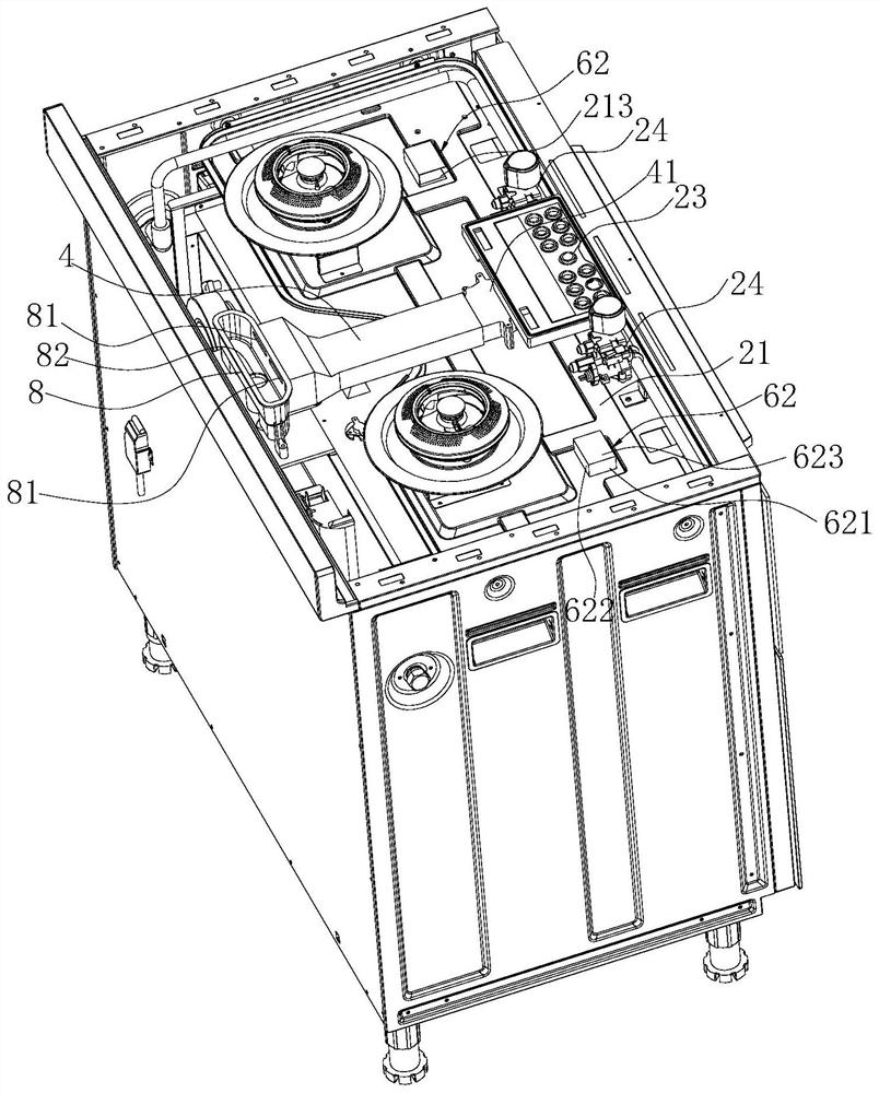 Integrated cooker with drying function