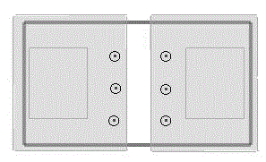 Via hole design method for improving capacitor decoupling effect