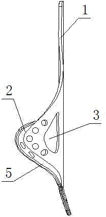 Bone fracture plate with arc-shaped plate