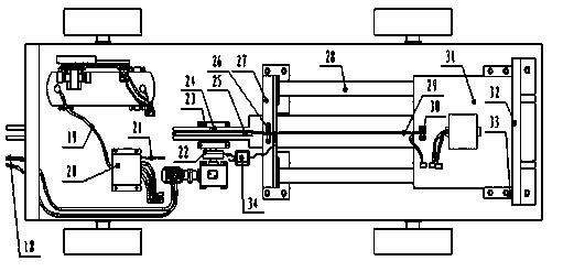Electric control type air pressure subsoiler