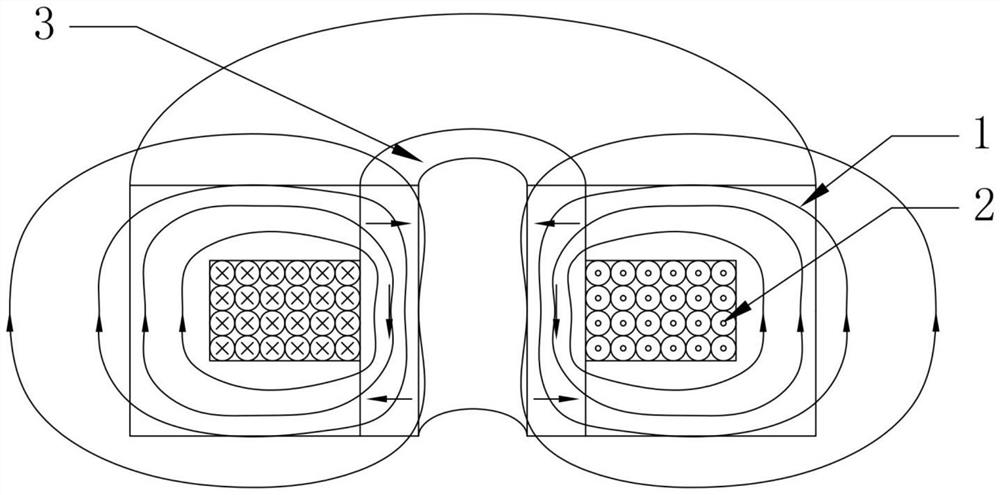 Radial and axial composite magnetizing device and magnetizing method for bonded neodymium iron boron magnet ring