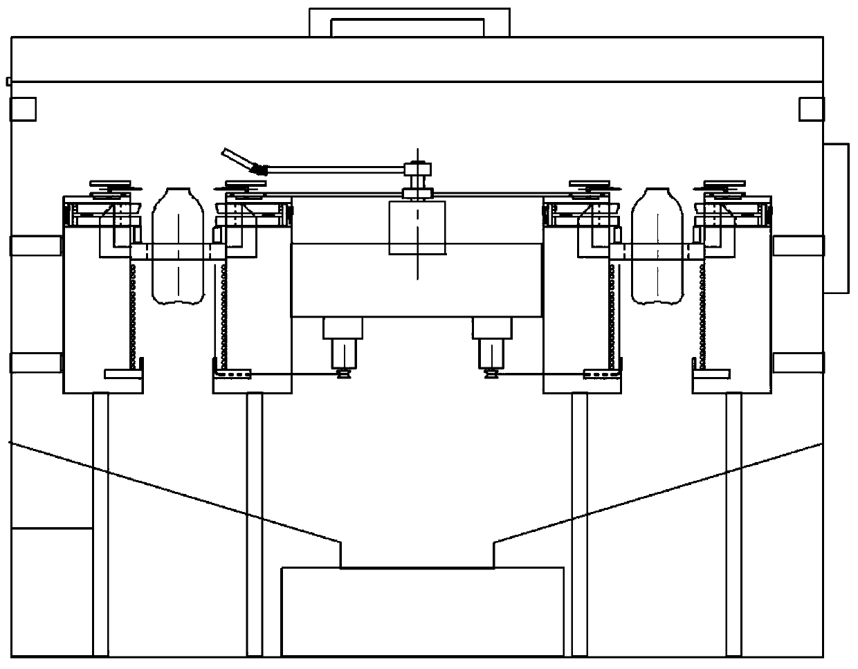 Automatic bottle opening method for medical injection ampoule bottles