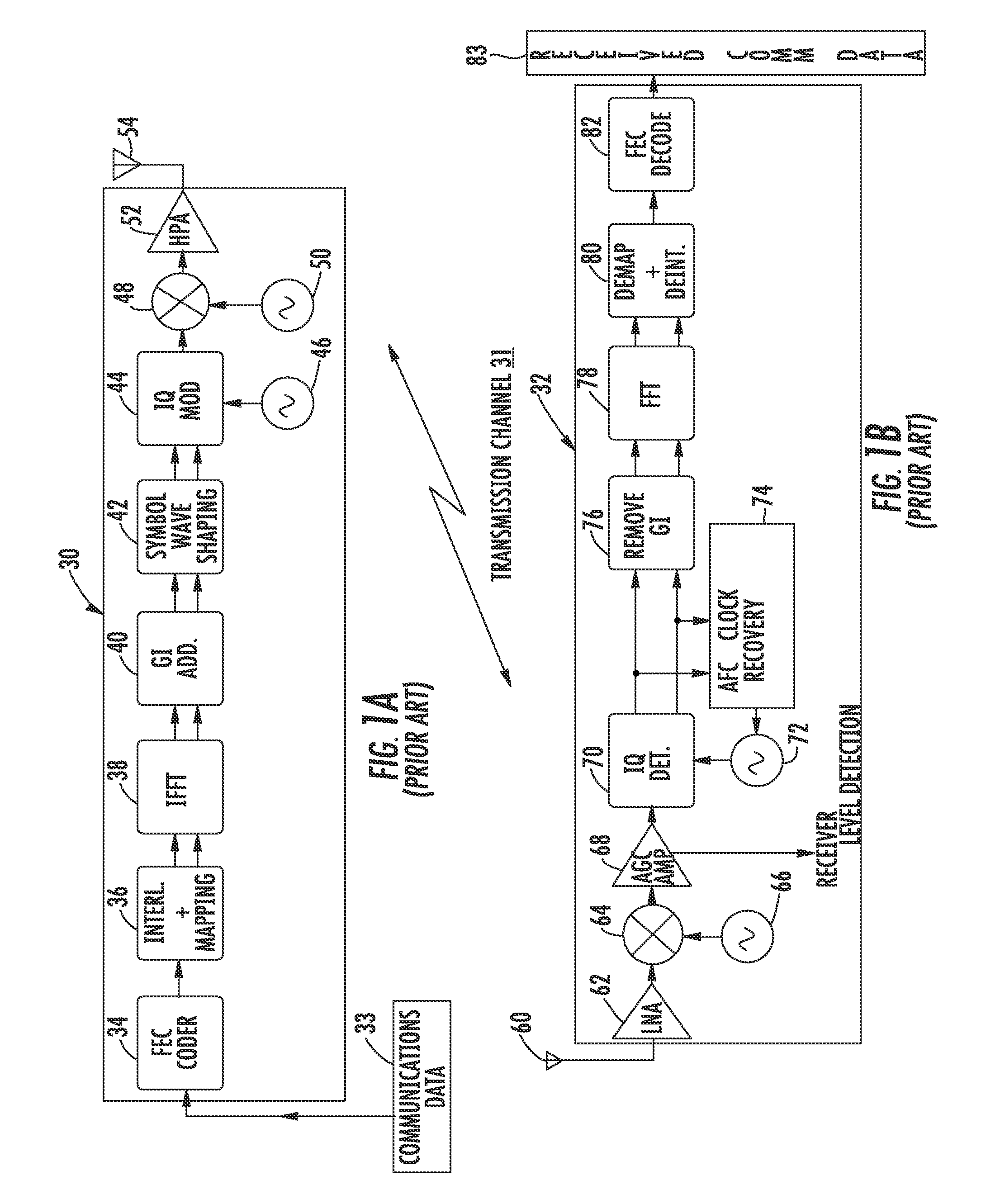 Orthogonal frequency division multiplexing (OFDM) communications device and method that incorporates low PAPR preamble and variable number of OFDM subcarriers
