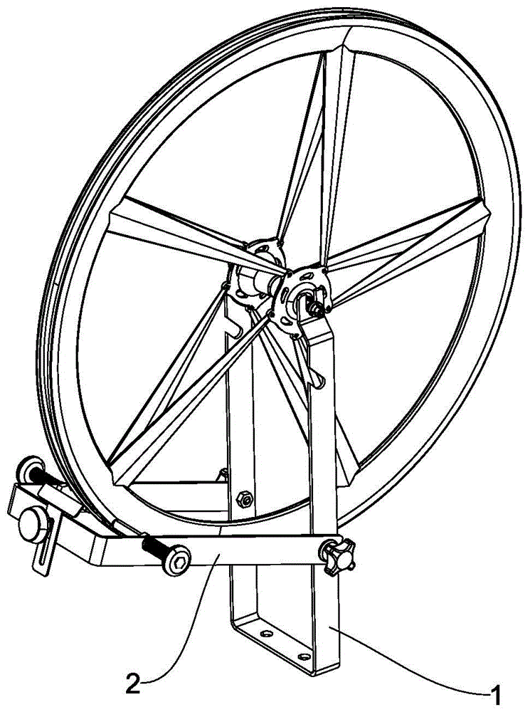 Tire dismounting tool for bicycle wheels