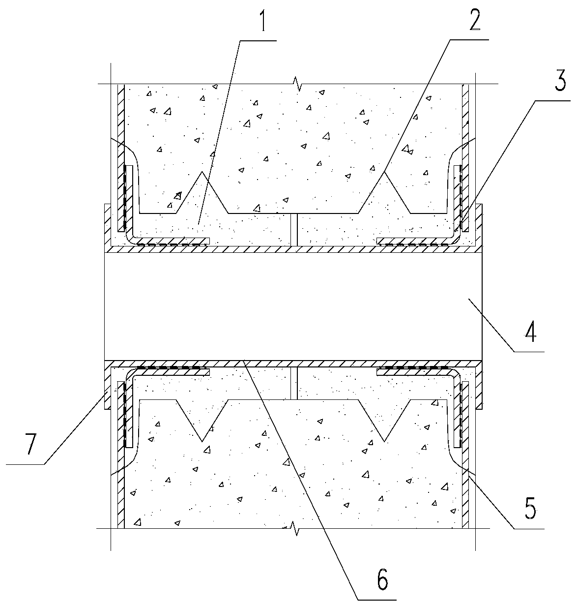Construction method and structure of holing, reinforcing and leaking preventing of old pool side wall