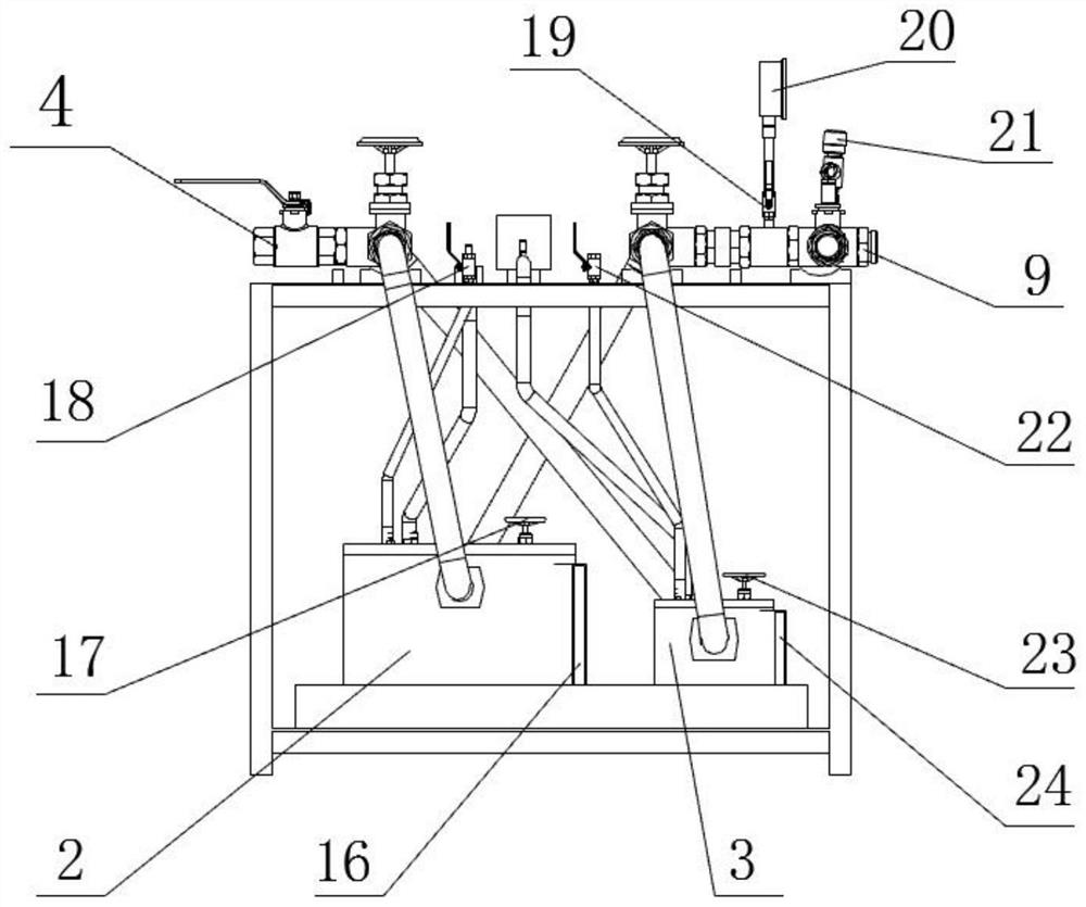 Gas-liquid linkage device