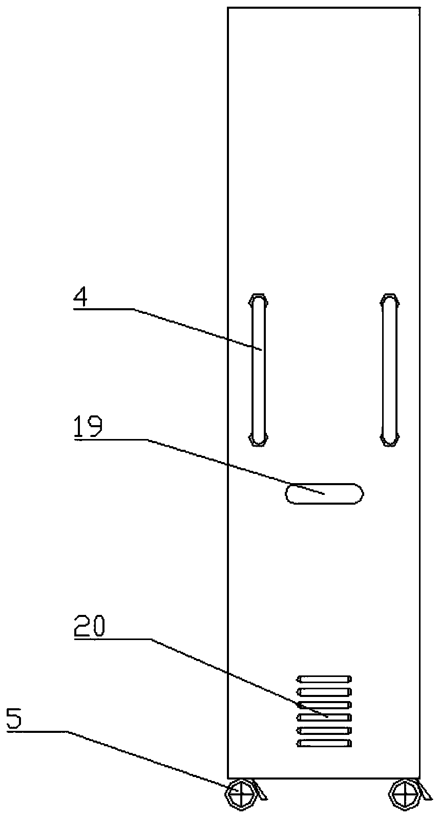 Drying device for oxygen breathing apparatus