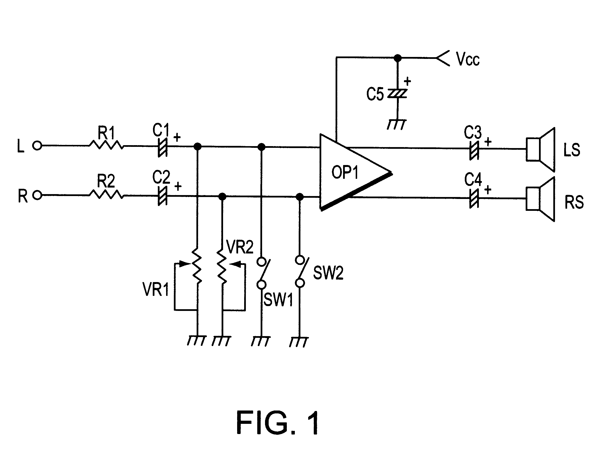 Sound control circuit and method using microcomputer