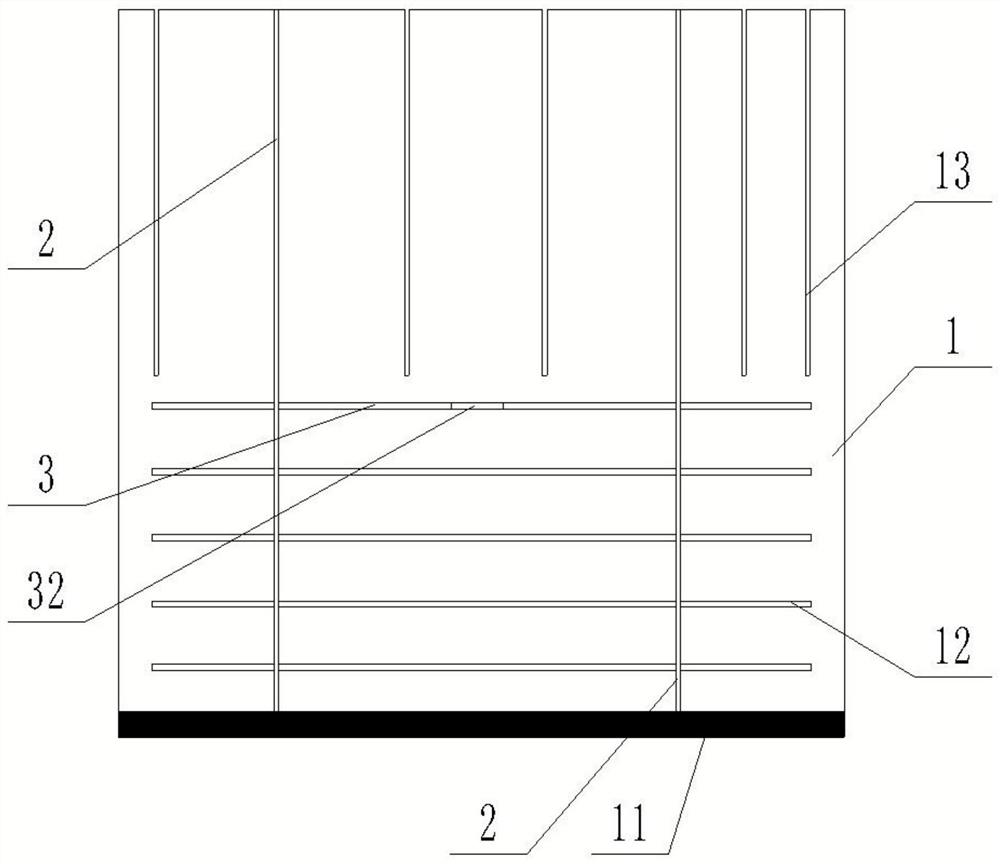 Fixing and layering partition device for collecting in-situ soil in field