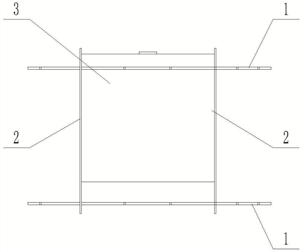 Fixing and layering partition device for collecting in-situ soil in field