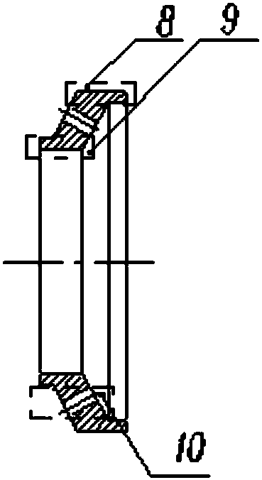 Flow resistance adjustment device of small thrust liquid attitude control engine unit