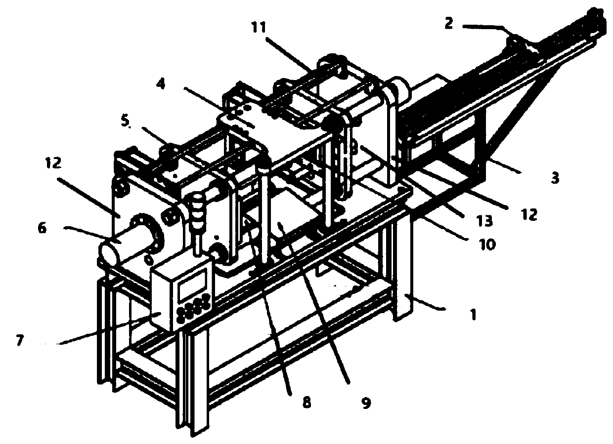 Ball-heading blank-making machine of shackle and using method thereof