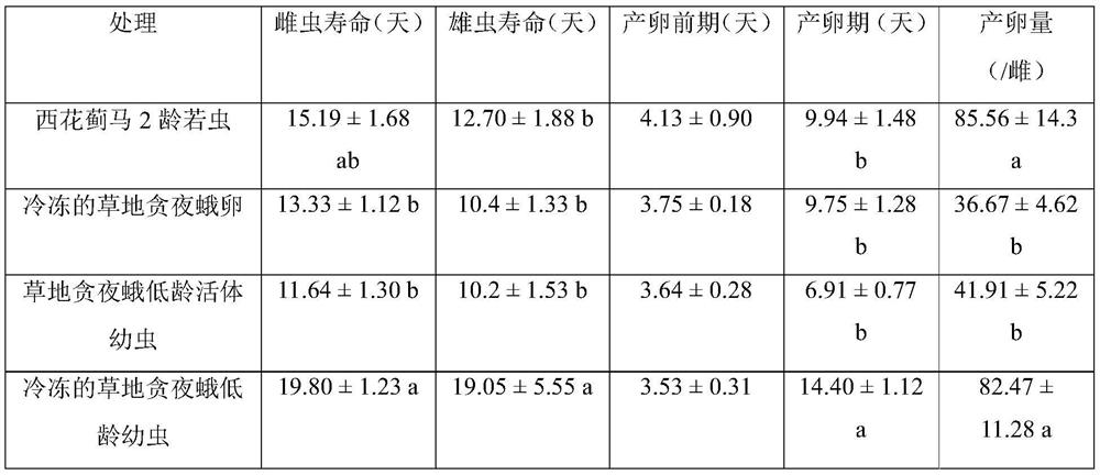 Method for feeding and breeding southern orius