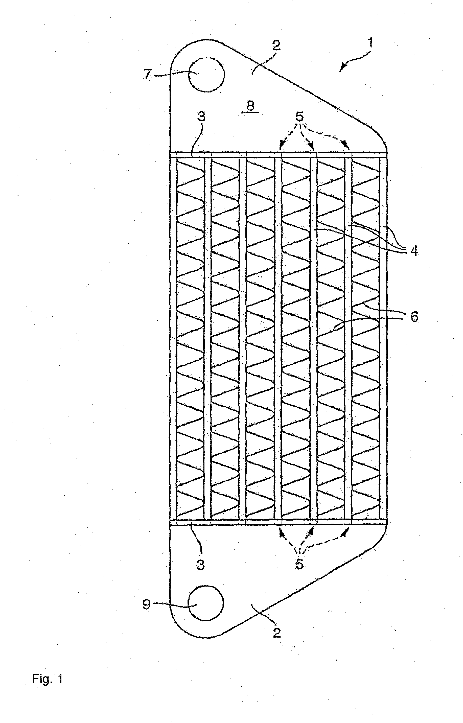 Heat exchanger, in particular intercooler