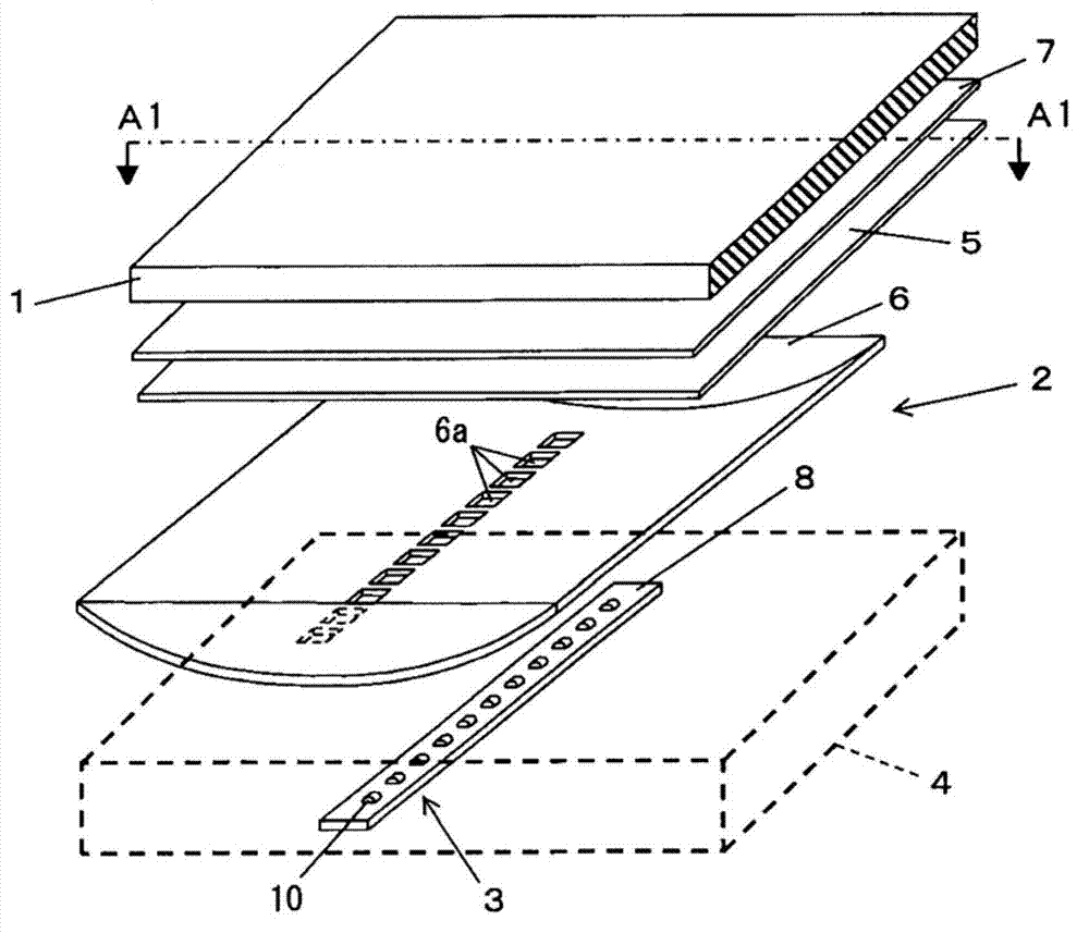 Backlight device, liquid-crystal display device, and lens