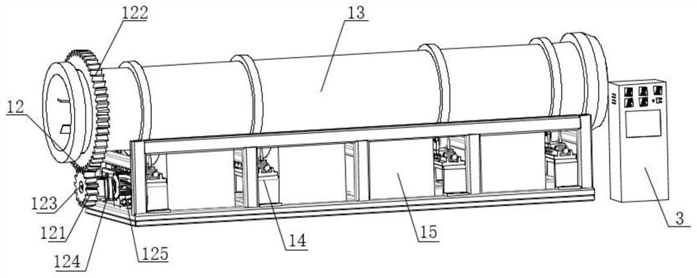 Full-automatic soaking and stir-frying device for Chinese torreya and stir-frying method thereof