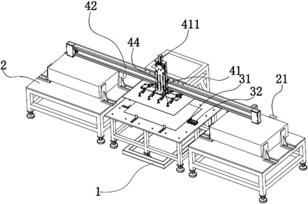 Double-station destacking feeding device