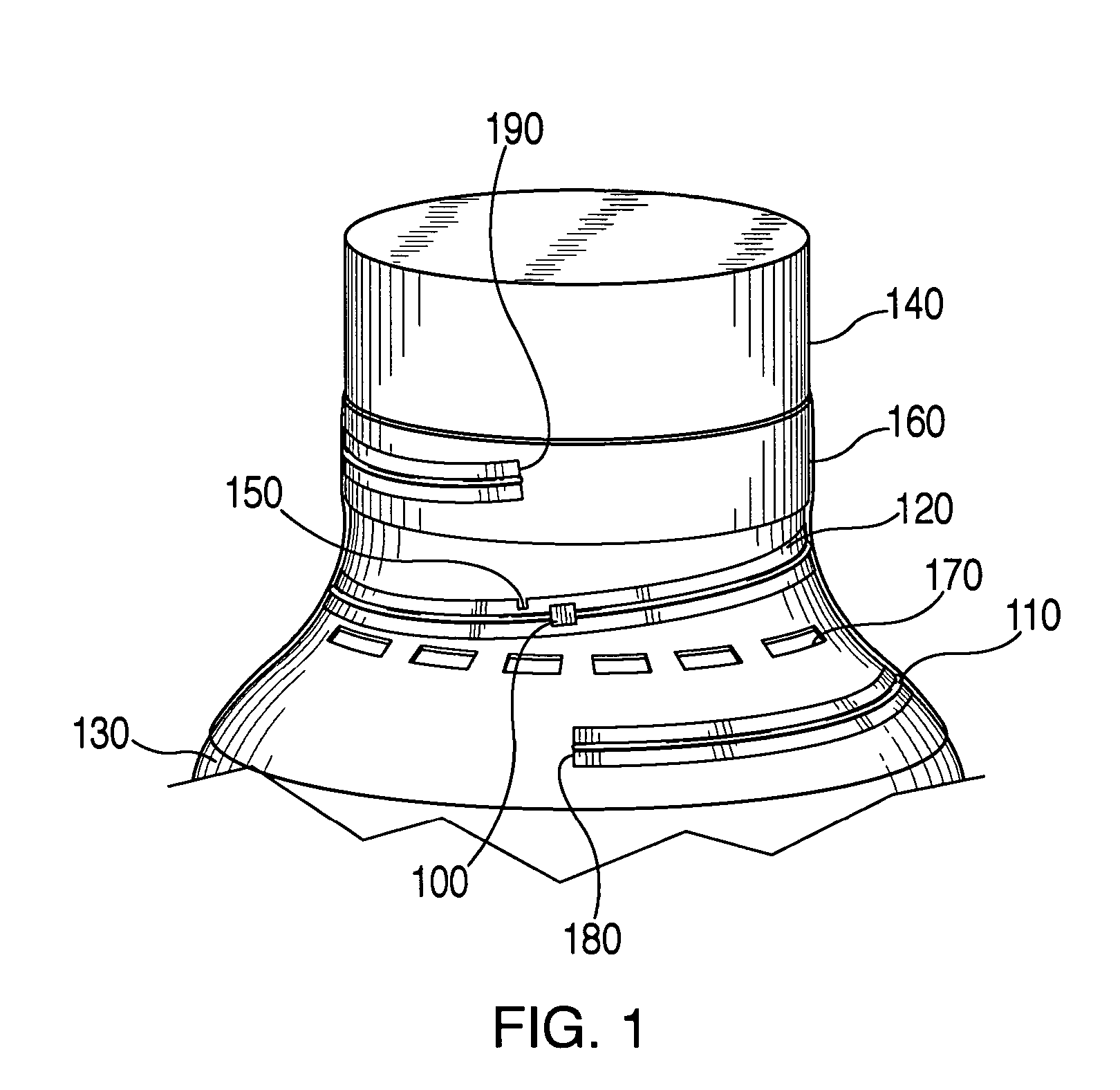 Apparatus and method for detecting tampering with containers and preventing counterfeiting thereof