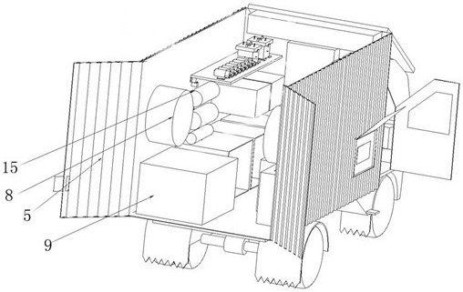 Electrolyzed water spraying vehicle special for agriculture