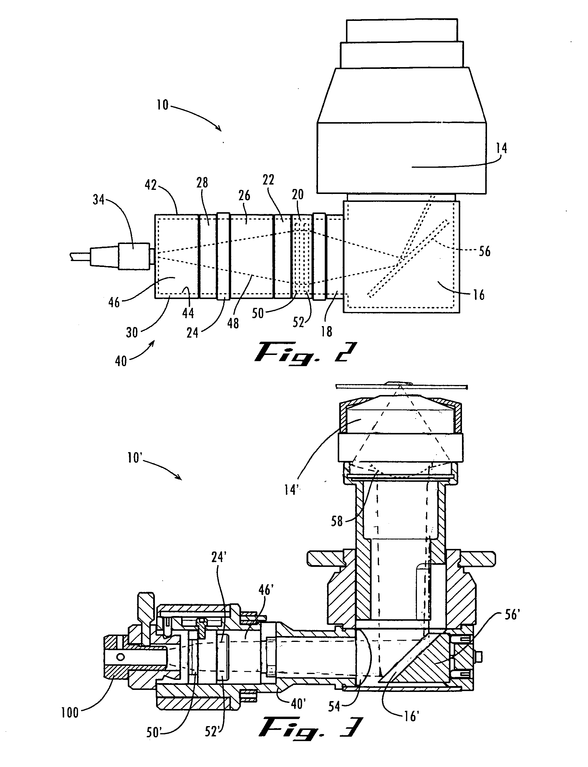 Microscope illumination device and adapter therefor
