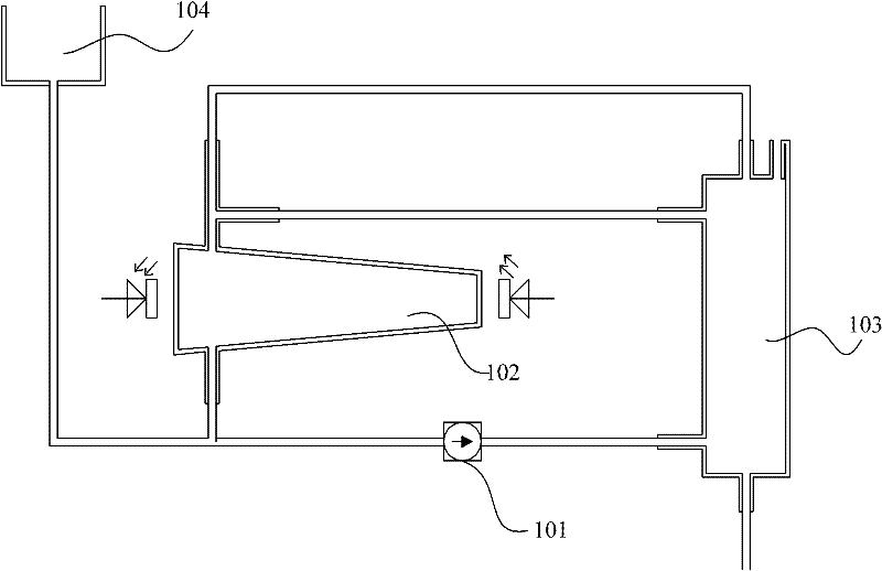 Method and device for detecting automatic sample injection of laboratory liquid