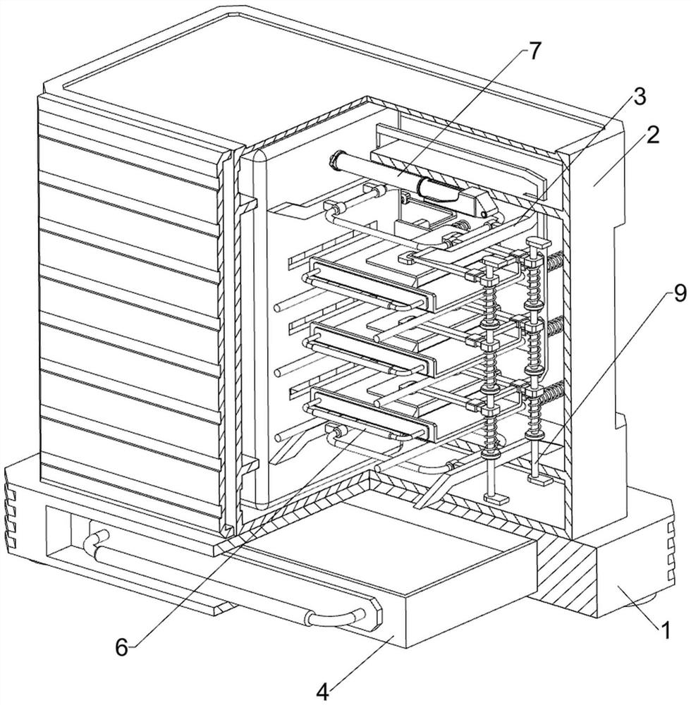 Inactivation treatment device for preparing allogeneic dressing skin