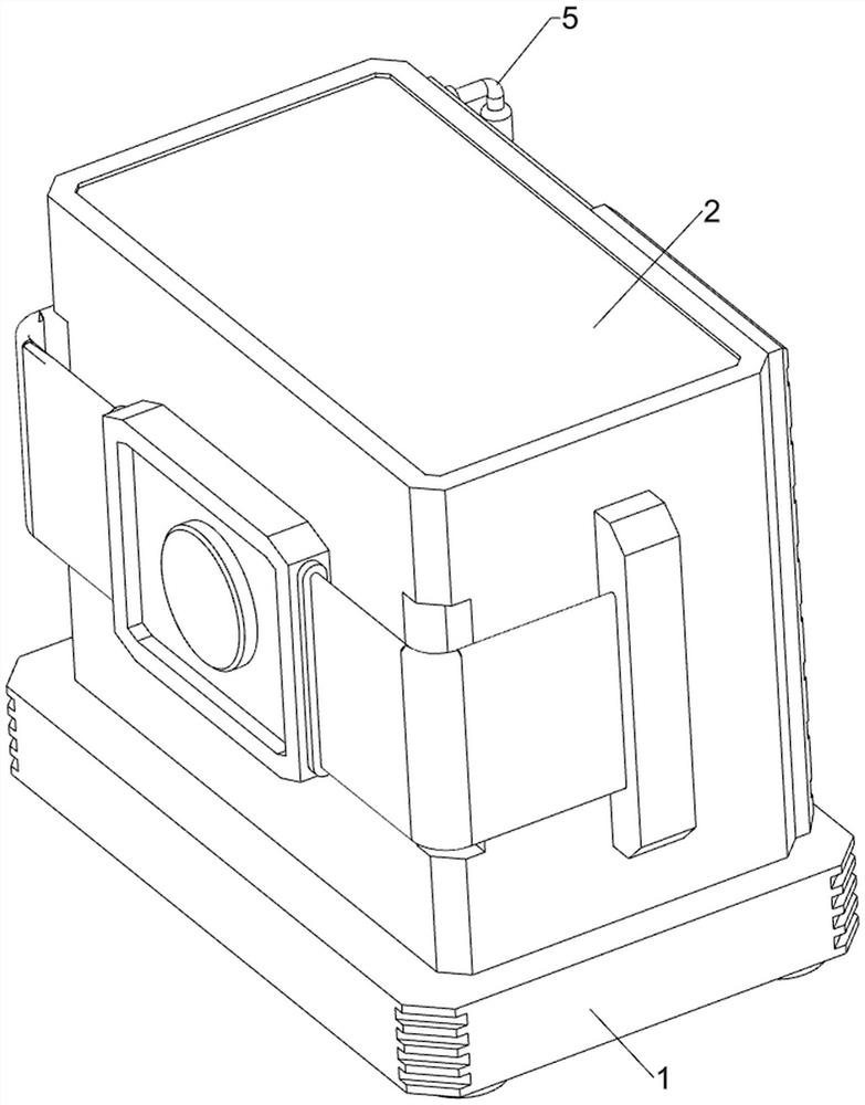 Inactivation treatment device for preparing allogeneic dressing skin