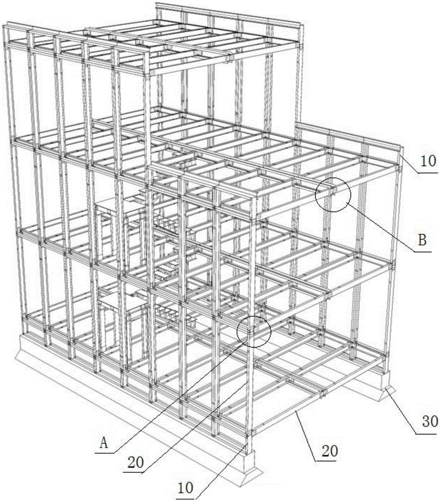 Standard modular components for buildings and prefabricated building comprising same