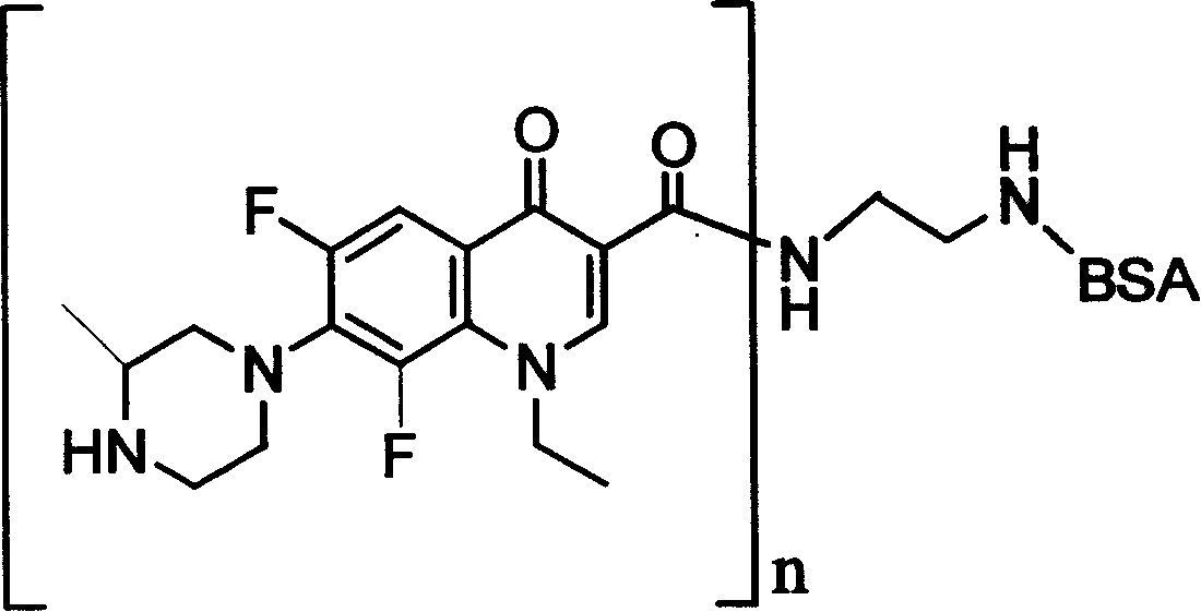 Lomefloxacin conjugate and its preparing method and use