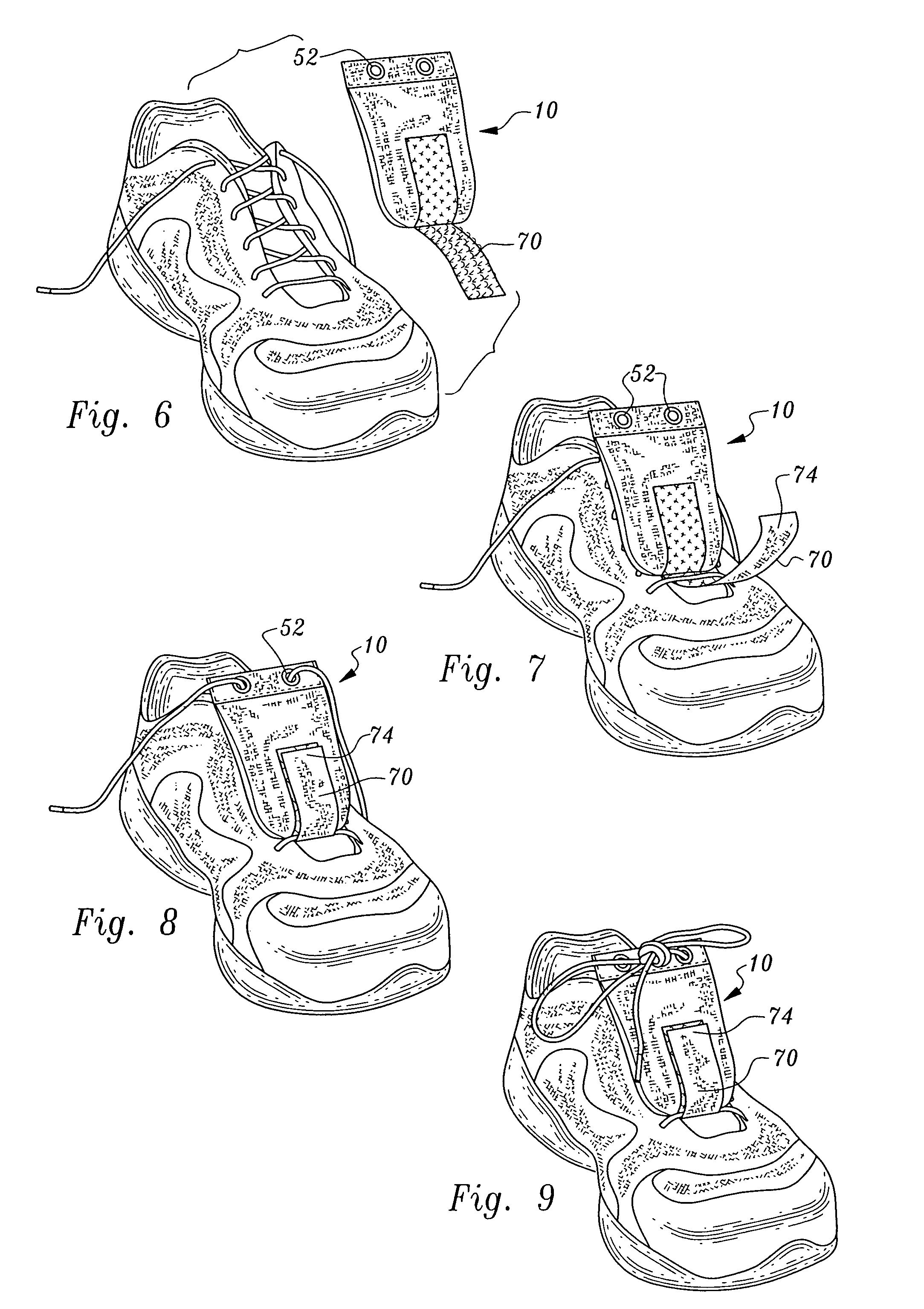 Method and apparatus for removable shoe weights