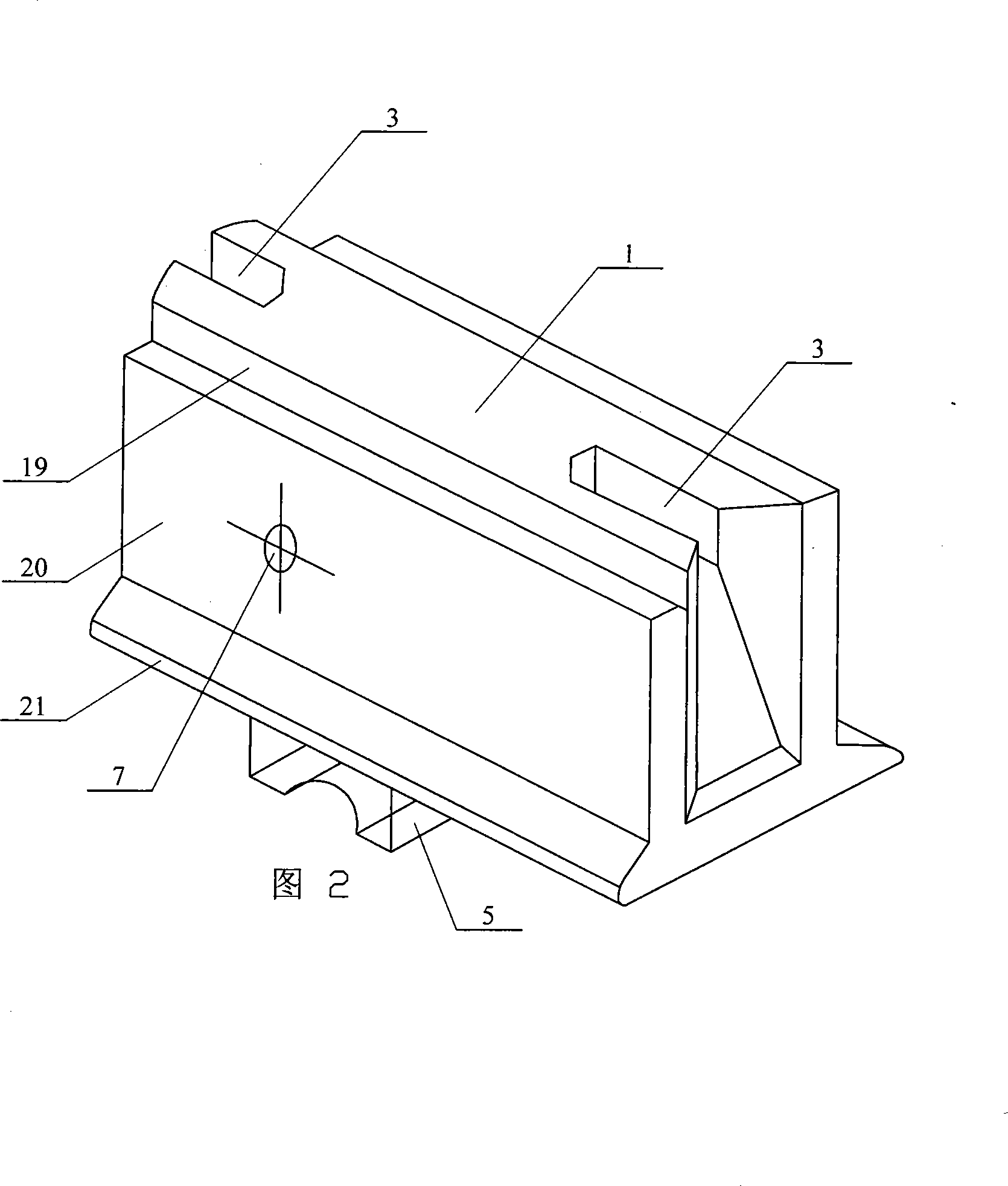 Inserting type fishplate-free rail joint connector