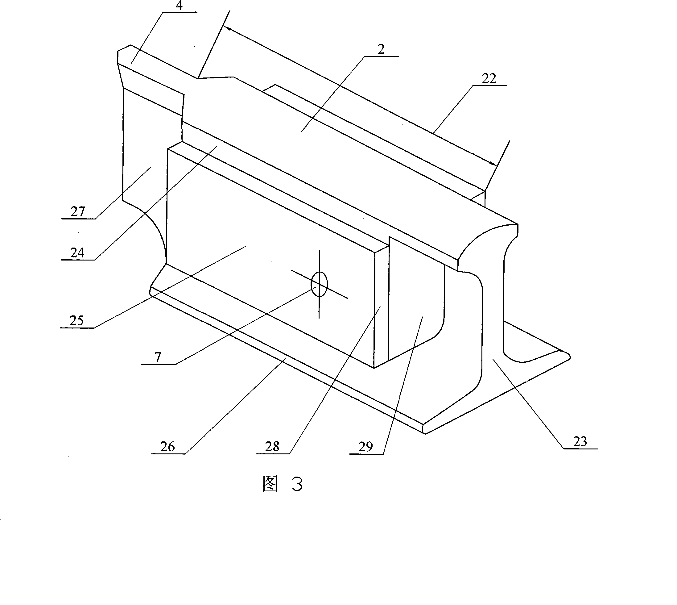 Inserting type fishplate-free rail joint connector