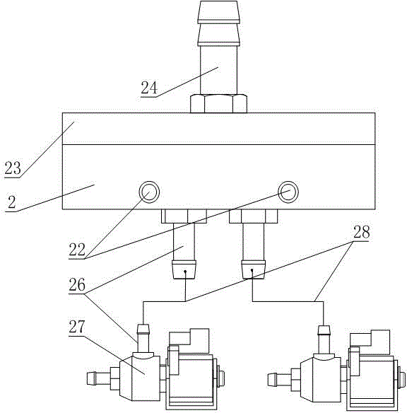 Vehicle fuel gas supply device