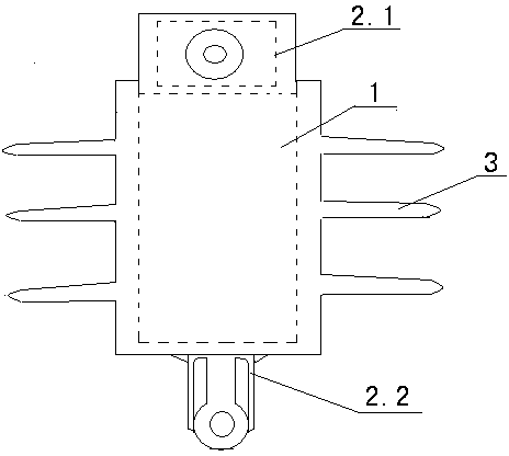 Composite bracket insulator for metros