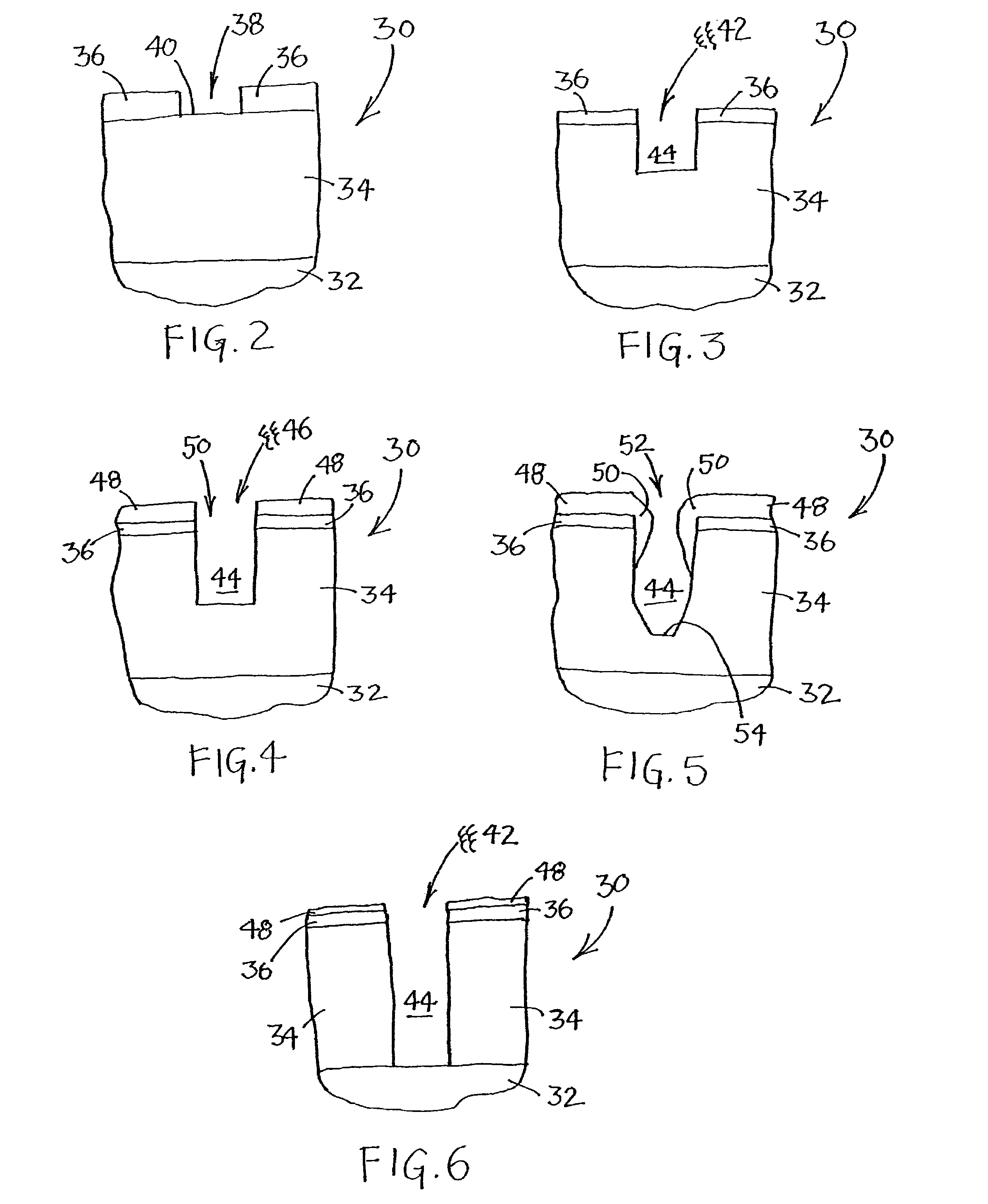 Method to eliminate striations and surface roughness caused by dry etch