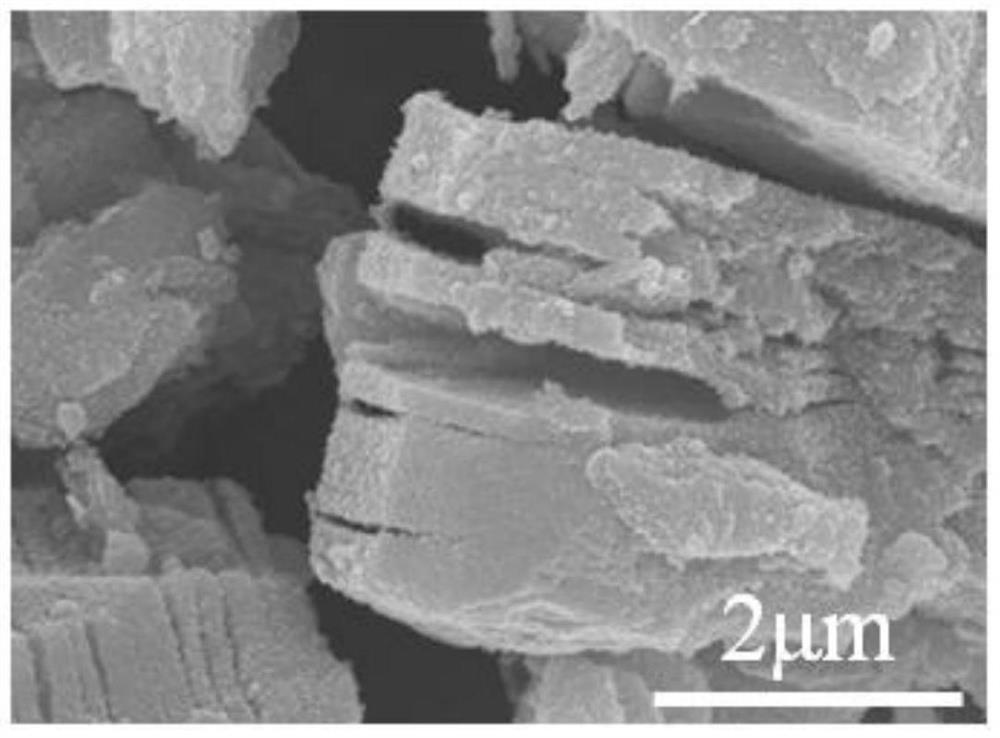 A kind of two-dimensional ceramic material catalyst rich in unsaturated coordination and its preparation method and application