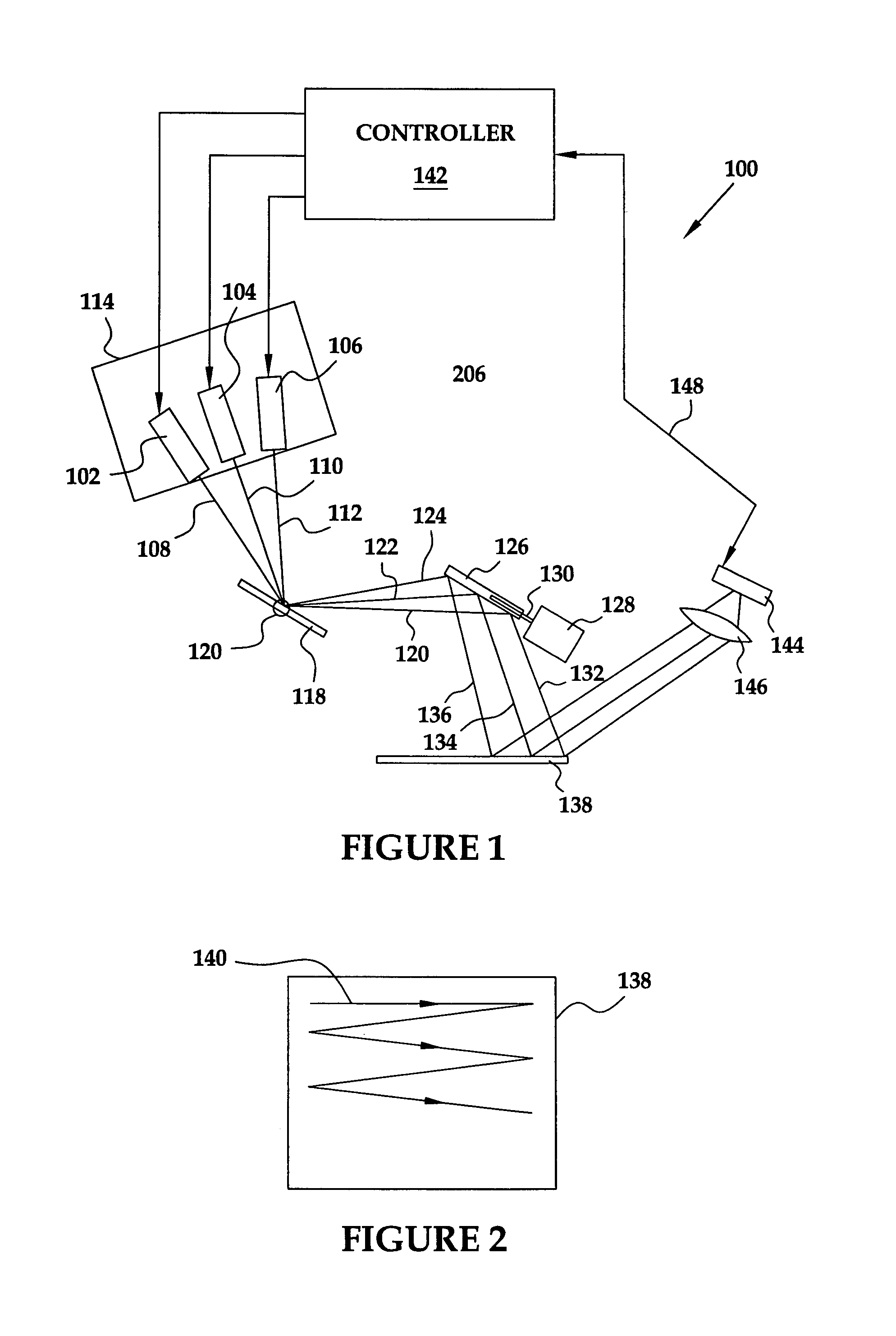 Method and apparatus for controllably producing a laser display