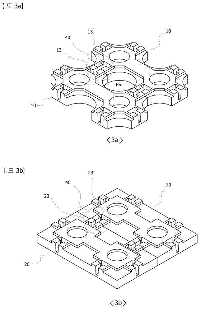 Structure and construction method of vegetation and revetment blocks