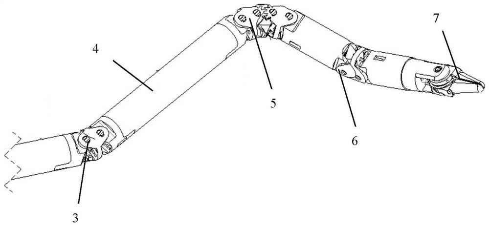 A modular flexible instrument arm for a minimally invasive surgical robot