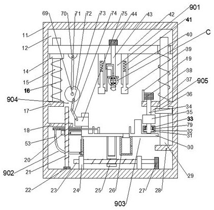 Device capable of freely drilling fine hole on same horizontal plane