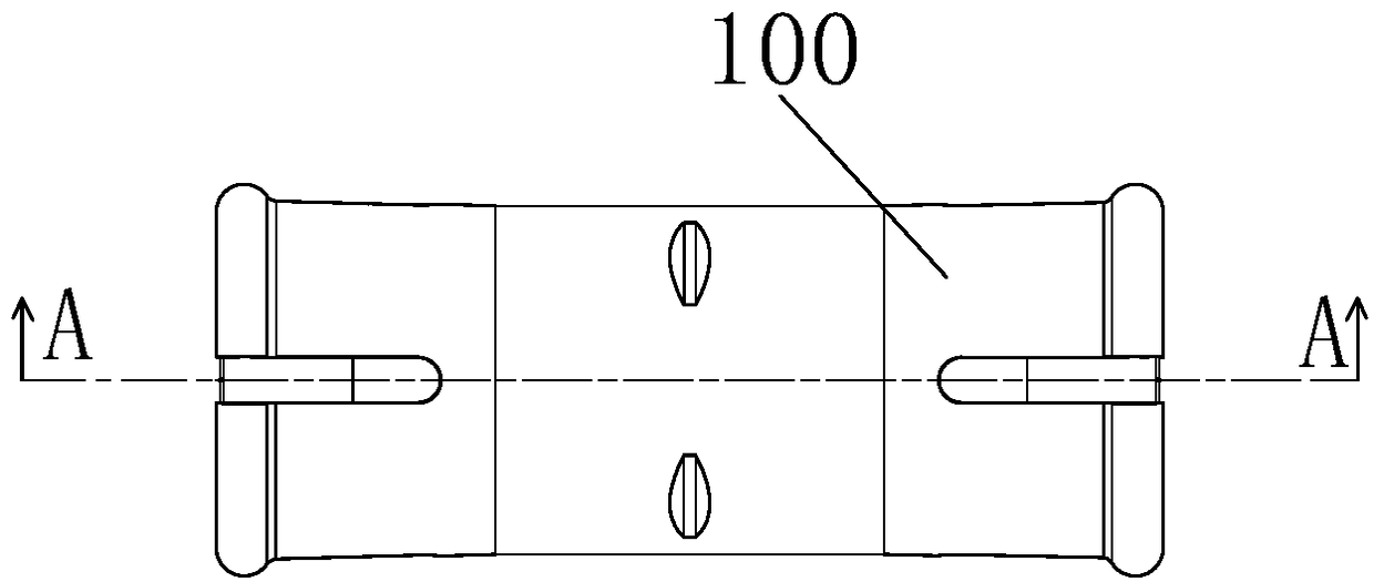 Stamping and stretching RF connector